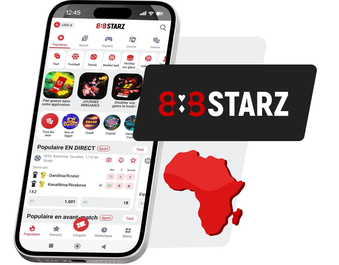 L’application 888Starz apk : Votre compagnon de paris en Afrique